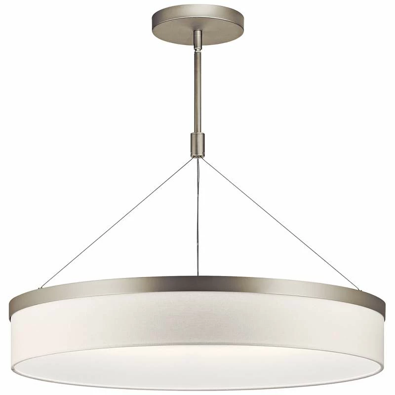 Kichler Mercel 26 1/2" Wide Satin Nickel LED Pendant Light 4 Kichler Mercel 26 1/2" Wide Satin Nickel LED Pendant Light - Image 2
