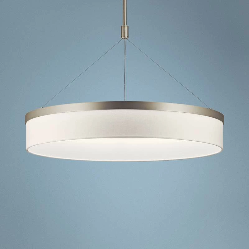 Kichler Mercel 26 1/2" Wide Satin Nickel LED Pendant Light 3 Kichler Mercel 26 1/2" Wide Satin Nickel LED Pendant Light
