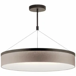 Kichler Mercel 32 1/2" Wide Olde Bronze LED Pendant Light -Outlet The Radiantix Store kichler mercel 32 and one half inch wide olde bronze led pendant light 76m24