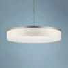 Kichler Mercel 32 1/2" Wide Satin Nickel LED Pendant Light -Outlet The Radiantix Store kichler mercel 32 and one half inch wide satin nickel led pendant light 76m29cropped