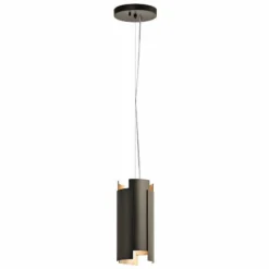 Kichler Moderne 5 1/2" Wide Olde Bronze LED Mini Pendant -Outlet The Radiantix Store kichler moderne 5 and one half inch wide olde bronze led mini pendant 64h38