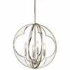 Kichler Montavello 18 3/4" Wide Nickel 4-Light Chandelier -Outlet The Radiantix Store kichler montavello 18 and three quarter inch wide nickel 4 light chandelier 18p01