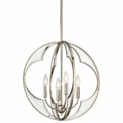 Kichler Montavello 18 3/4" Wide Nickel 4-Light Chandelier
