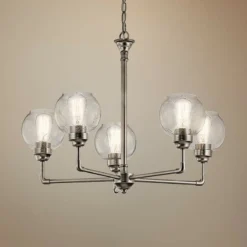 Kichler Niles 26" Wide Antique Pewter 5-Light Chandelier