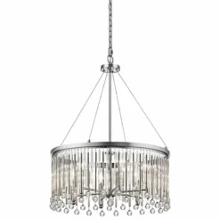 Kichler Piper 24" Wide Chrome Pendant Light