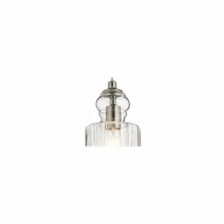 Kichler Riviera 5 3/4" Wide Brushed Nickel Mini Pendant -Outlet The Radiantix Store kichler riviera 5 and three quarter inch wide brushed nickel mini pendant 42w95views1