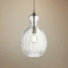 Kichler Riviera 9" Wide Brushed Nickel Mini Pendant -Outlet The Radiantix Store kichler riviera 9 inch wide brushed nickel mini pendant 35p11cropped
