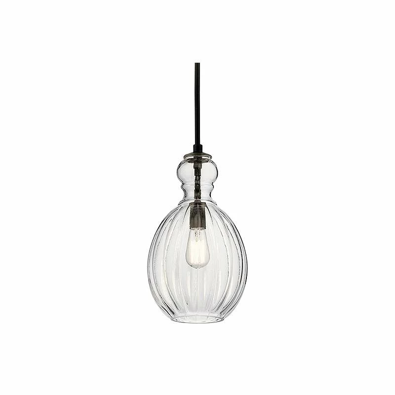 Kichler Riviera 9" Wide Olde Bronze Mini Pendant 4 Kichler Riviera 9" Wide Olde Bronze Mini Pendant - Image 2