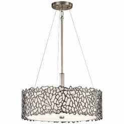 Kichler Silver Coral 18 1/4" Wide Classic Pewter Pendant -Outlet The Radiantix Store kichler silver coral 18 and one quarter inch wide classic pewter pendant 6p614views1