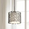 Kichler Silver Coral 7 1/4" Wide Classic Pewter Mini Pendant -Outlet The Radiantix Store kichler silver coral 7 and one quarter inch wide classic pewter mini pendant 6p617cropped