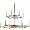 Kichler Tolani 40" Wide Two-Tier 12-Light Modern Candelabra Chandelier 1 Kichler Tolani 40" Wide Two-Tier 12-Light Modern Candelabra Chandelier -Outlet The Radiantix Store kichler tolani 40 inch wide two tier 12 light modern candelabra chandelier 126m2
