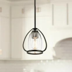 Kichler Tuscany 9" Wide Oiled Bronze Mini Pendant