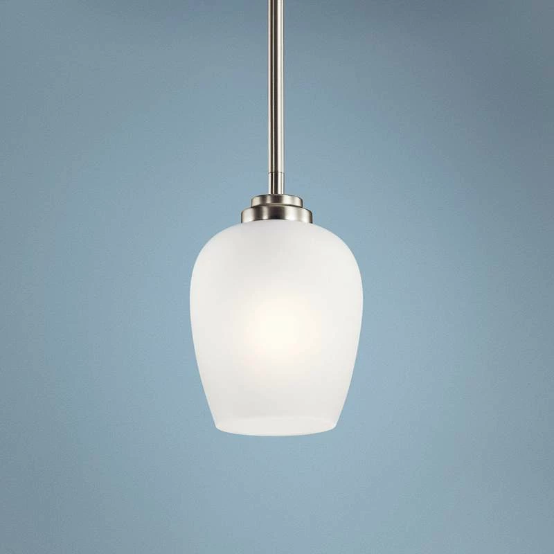 Kichler Valserrano 5" Wide Brushed Nickel Mini Pendant Light 3 Kichler Valserrano 5" Wide Brushed Nickel Mini Pendant Light