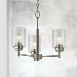 Kichler Winslow 18" Wide Brushed Nickel 3-Light Chandelier