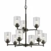 Kichler Winslow 27" Wide Oiled Bronze 9-Light Chandelier 2 Kichler Winslow 27" Wide Oiled Bronze 9-Light Chandelier -Outlet The Radiantix Store kichler winslow 27 inch wide oiled bronze 9 light chandelier 42k97