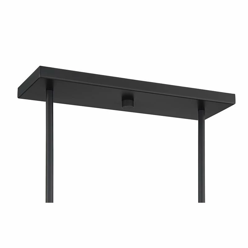 Kime 50" Wide Black 8-Light Trestle Island Chandelier 7 Kime 50" Wide Black 8-Light Trestle Island Chandelier - Image 5