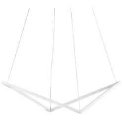 Koncept Z-Bar Bird 34" Wide Matte White LED Pendant Light -Outlet The Radiantix Store koncept z bar bird 34 inch wide matte white led pendant light 65t60