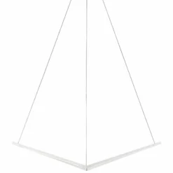 Koncept Z-Bar Bird 34" Wide Matte White LED Pendant Light -Outlet The Radiantix Store koncept z bar bird 34 inch wide matte white led pendant light 65t60views1