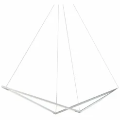 Koncept Z-Bar Bird 48 3/4" Wide Silver LED Pendant Light -Outlet The Radiantix Store koncept z bar bird 48 and three quarter inch wide silver led pendant light 65t55