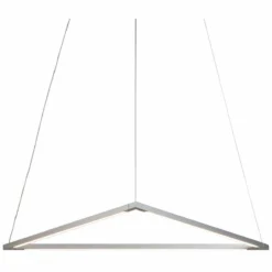 Koncept Z-Bar Triangle 26 1/2" Wide Silver LED Pendant Light 7 Koncept Z-Bar Triangle 26 1/2" Wide Silver LED Pendant Light -Outlet The Radiantix Store koncept z bar triangle 26 and one half inch wide silver led pendant light 65t92views1