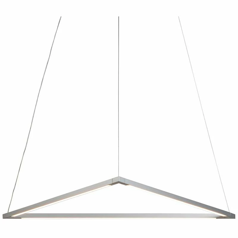 Koncept Z-Bar Triangle 26 1/2" Wide Silver LED Pendant Light 5 Koncept Z-Bar Triangle 26 1/2" Wide Silver LED Pendant Light - Image 3