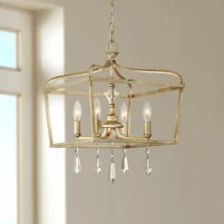 Laurel Estate 14 1/4" Wide Brio Gold 4-Light Pendant