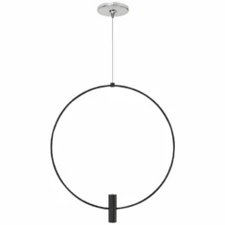 Layla 18" Wide Black LED Freejack Pendant -Outlet The Radiantix Store layla 18 inch wide black led freejack pendant 83c29views3