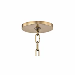 Leigh 11 1/2"W Aged Brass And Navy 4-Light Mini Pendant -Outlet The Radiantix Store leigh 11 and one half inchw aged brass and navy 4 light mini pendant 47h81views2