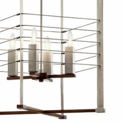 Lente 25" Wide Brushed Nickel Auburn 4-Light Foyer Pendant -Outlet The Radiantix Store lente 25 inch wide brushed nickel auburn 4 light foyer pendant 76m42views2