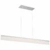 Level 48"W Brushed Aluminum LED Kitchen Island Light Pendant 1 Level 48"W Brushed Aluminum LED Kitchen Island Light Pendant -Outlet The Radiantix Store level 48 inchw brushed aluminum led kitchen island light pendant 39j03
