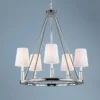 Lismore 28 1/4" Wide Polished Nickel Chandelier
