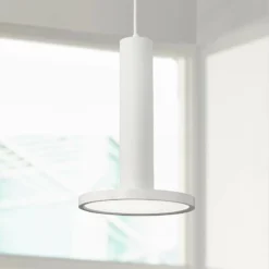 AFX Luna 8" Wide White LED Mini Pendant Light