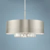 Madison 24" Wide Brushed Nickel Drum Pendant Light 1 Madison 24" Wide Brushed Nickel Drum Pendant Light -Outlet The Radiantix Store madison 24 inch wide brushed nickel drum pendant light 73g92cropped