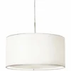 AFX Mae 20" Wide Satin Nickel And White Drum Pendant Light -Outlet The Radiantix Store mae 20 inch wide satin nickel and white drum pendant light 88a30