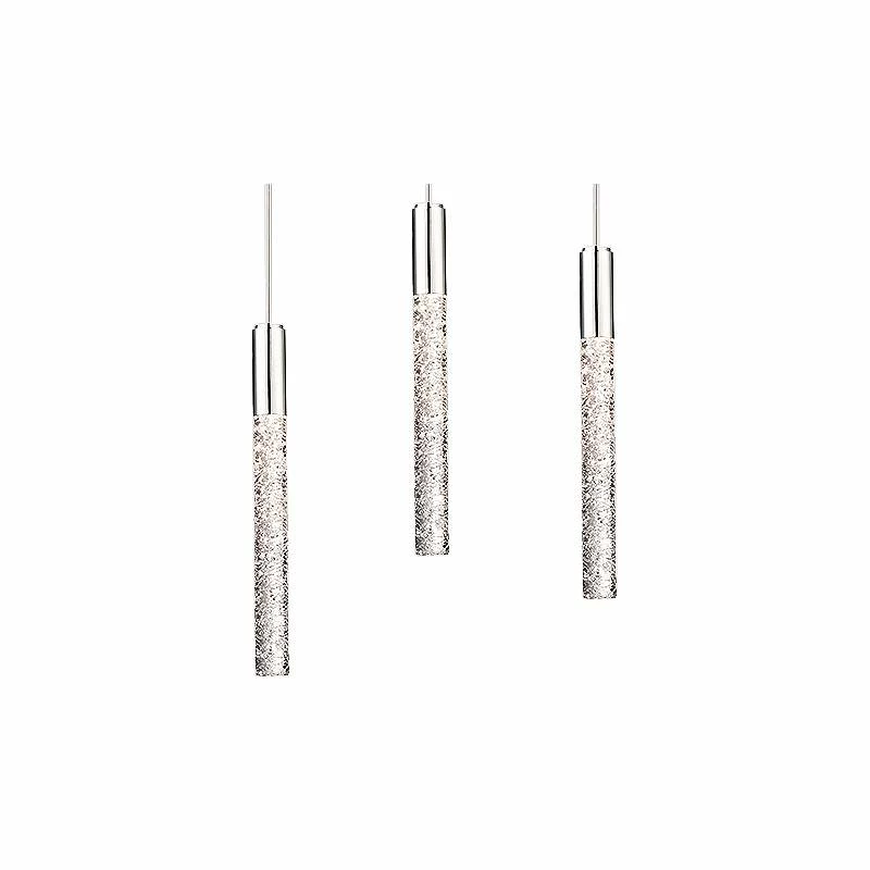 Magic 12"W Polished Nickel 3-Light LED Multi Light Pendant 5 Magic 12"W Polished Nickel 3-Light LED Multi Light Pendant - Image 3