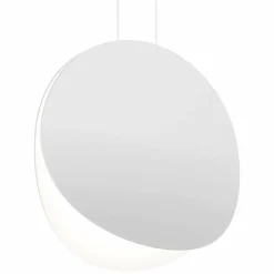 Malibu Discs™ 18" Wide Satin White LED Pendant Light