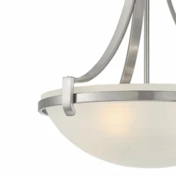 Mallot 20" Wide Brushed Nickel Modern Glass Bowl Pendant Light 10 Mallot 20" Wide Brushed Nickel Modern Glass Bowl Pendant Light -Outlet The Radiantix Store mallot 20 inch wide brushed nickel modern glass bowl pendant light 86h91views1