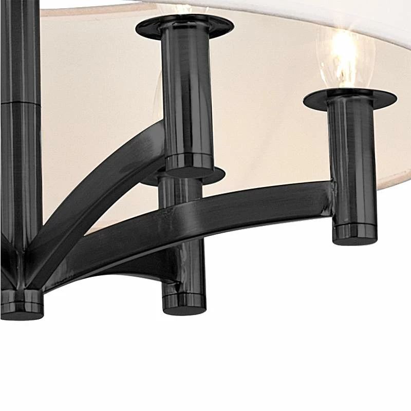 Marble Jewel Ava 6-Light Black Pendant Chandelier 4 Marble Jewel Ava 6-Light Black Pendant Chandelier - Image 2