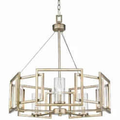 Golden Lighting Marco 24 1/2" Wide White Gold 5-Light Chandelier 9 Golden Lighting Marco 24 1/2" Wide White Gold 5-Light Chandelier -Outlet The Radiantix Store marco 24 and one half inch wide white gold 5 light chandelier 60k58views2