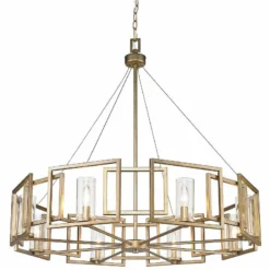 Golden Lighting Marco 35 1/2" Wide White Gold 8-Light Chandelier 9 Golden Lighting Marco 35 1/2" Wide White Gold 8-Light Chandelier -Outlet The Radiantix Store marco 35 and one half inch wide white gold 8 light chandelier 60k57views2