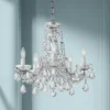 Maria Theresa 20" Wide Polished Chrome 5-Light Chandelier 1 Maria Theresa 20" Wide Polished Chrome 5-Light Chandelier -Outlet The Radiantix Store maria theresa 20 inch wide polished chrome 5 light chandelier 74t69cropped