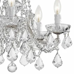Maria Theresa 20" Wide Polished Chrome 5-Light Chandelier 7 Maria Theresa 20" Wide Polished Chrome 5-Light Chandelier -Outlet The Radiantix Store maria theresa 20 inch wide polished chrome 5 light chandelier 74t69views1