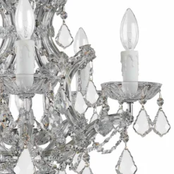 Maria Theresa 20" Wide Polished Chrome 6-Light Chandelier 7 Maria Theresa 20" Wide Polished Chrome 6-Light Chandelier -Outlet The Radiantix Store maria theresa 20 inch wide polished chrome 6 light chandelier 3n245views1