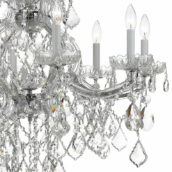 Maria Theresa 28" Wide Polished Nickel 9-Light Chandelier 7 Maria Theresa 28" Wide Polished Nickel 9-Light Chandelier -Outlet The Radiantix Store maria theresa 28 inch wide polished nickel 9 light chandelier 74t70views1