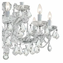Maria Theresa 29" Wide Polished Chrome 12-Light Chandelier -Outlet The Radiantix Store maria theresa 29 inch wide polished chrome 12 light chandelier 62e52views1