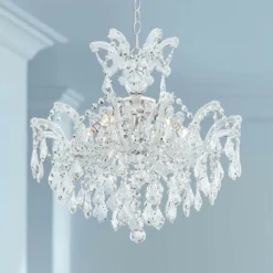 Maria Theresa Imperial 21" Wide 6-Light Crystal Chandelier