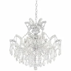 Maria Theresa Imperial 21" Wide 6-Light Crystal Chandelier -Outlet The Radiantix Store maria theresa imperial 21 inch wide 6 light crystal chandelier 45r05views5