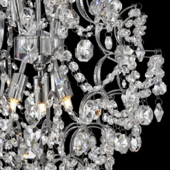 Marilyn 18 1/4" Wide Chrome And Crystal Chandelier 10 Marilyn 18 1/4" Wide Chrome And Crystal Chandelier -Outlet The Radiantix Store marilyn 18 and one quarter inch wide chrome and crystal chandelier 7c555views1