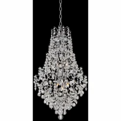 Marilyn 18 1/4" Wide Chrome And Crystal Chandelier 13 Marilyn 18 1/4" Wide Chrome And Crystal Chandelier -Outlet The Radiantix Store marilyn 18 and one quarter inch wide chrome and crystal chandelier 7c555views4