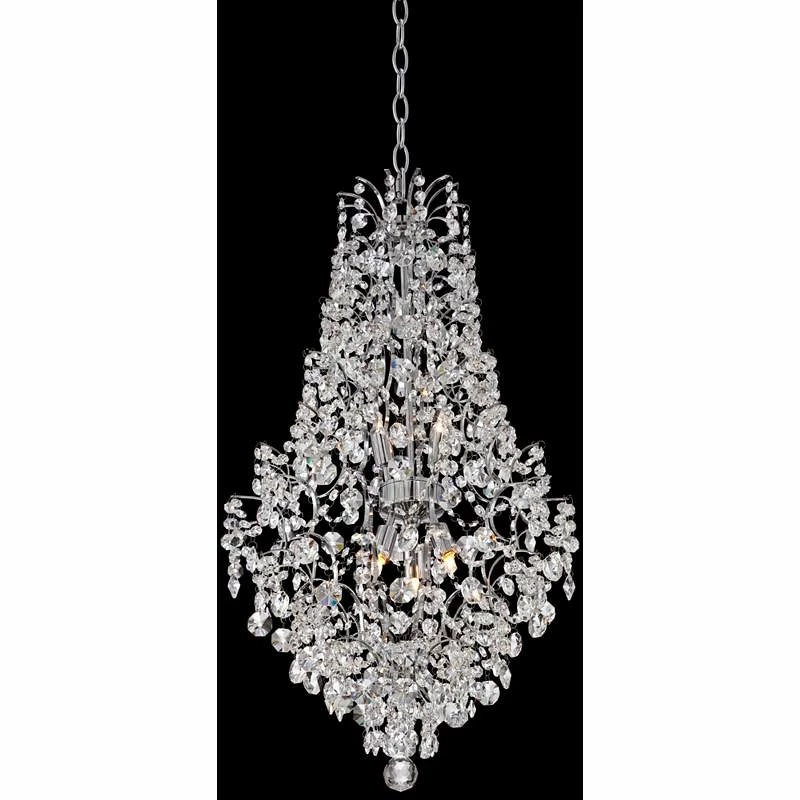 Marilyn 18 1/4" Wide Chrome And Crystal Chandelier 8 Marilyn 18 1/4" Wide Chrome And Crystal Chandelier - Image 6